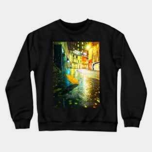 Autumn rain on West Bow Crewneck Sweatshirt